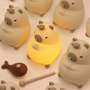 Capybara Cartoon Night Light USB Rechargeable for Children's Room Decor by Ljojo