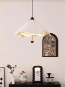 French Medieval Flowers Cloth Pendant Lights Retro Living Room Chandeliers by Ljojo