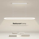 Ljojo Long Ring Pendant Lights for Modern Dining Room and Bar Counter