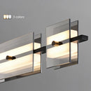 Ljojo Minimalist Copper Pendant Lights with Glass Geometric Design