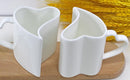 Ljojo Lover Thermal Cup Set, Fine Bone  Espresso Heart Shaped Mug