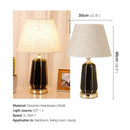 Ljojo Luxe Ceramic Table Lamp for Elegant Living Spaces