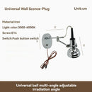 Nordic Robotic Arm Bedroom Metal LED Wall Lamp Medieval Vintage Industrial by Ljojo