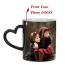 Ljojo Magic Photo Mug Customized with Your Image and Text - Ceramic Tea Cup