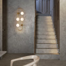 Modern Glass Wall Light for Bedroom by Ljojo - Simple Sconce for Hallways, Stairway, Hotel - Indoor Lighting