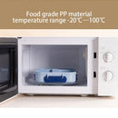 Ljojo 3 Compartment Microwavable Lunch Box Container