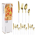 Ljojo 16-Piece Stainless Steel Tableware Set for Restaurants, Hotels, and Homes