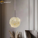 Crystal Ball Pendant Light Ljojo: Modern Luxury Bedroom Decor Hanging Line Light