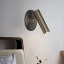 Ljojo 3W Warm White LED Sconce Lights - Switched Wall Decoration for Bed Headboard