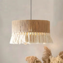 Japanese Hemp Rope Pendant Lamp: Nordic Chandelier for Dining Room & Bar by Ljojo