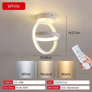 Modern LED Dimmable Ceiling Light 2 Ring Creative Living Room Hallway Balcony Office Lighting by Ljojo