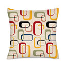 Geometric Pattern Pillow Covers by Ljojo for Sofa, Bedroom, Car - Digital Print, Stylish