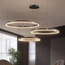 Black Acrylic LED Pendant Light for Home Decor by Ljojo