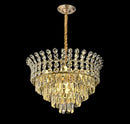 Ljojo Gold Modern Chandelier Crystal Lamp | Luxury Round LED Light Fixture