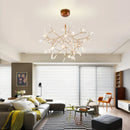 Nordic Firefly Branch Chandelier Elegant Hanging Light for Modern Living Room Decor by Ljojo