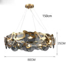 LED Crystal Chandelier Pendant Light Fixture for Modern Minimalist Luxury Home Decor by Ljojo