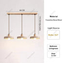 Travertine Stone Hanging Light for Kitchen Island Pendant Lamp LED Fixture by Ljojo