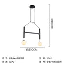 LED Glass Pendant Light Chandelier for Home Decoration - Stylish Minimalist Art Wood Lamps by Ljojo