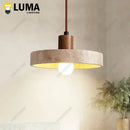 Travertine Stone Hanging Light for Kitchen Island Pendant Lamp LED Fixture by Ljojo