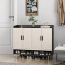 Ljojo™ 4-Door Shoe Storage Cabinet with Adjustable Shelves