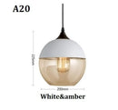 Modern LED Glass Pendant Light Fixture for Kitchen & Dining Room by Ljojo