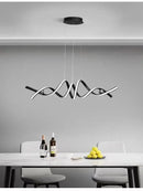 Modern LED Chandelier Hanging Light | Minimalist Home Decor Pendant Lamps by Ljojo