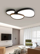 LED Modern Ceiling Lamp Minimalism Bedroom Light Fixture Ljojo Black White Home Decor Lighting.
