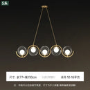 Nordic Bubble Waves LED Pendant Light Cream Chandelier for Home Decor by Ljojo