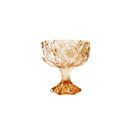 Ljojo 276ml Rhomboid Crystal Glass Cup for Desserts, Ice Cream, Milkshakes
