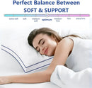 Ljojo Luxe Down & Feather Neck Pillow for Stomach & Side Sleepers - Multi Size