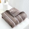 Ljojo Luxury Soft Embroidered Beach Towel - Super Absorbent and Quick Dry
