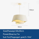 Cream Fabric Chandelier For Bedroom: Romantic Nordic Lighting by Ljojo