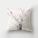 Deer Animal & Natural Leaves Cushion Cover by Ljojo - Home Decoration