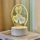 LED Heart Night Light - USB Romantic Desk Lamp for Proposal, Wedding, Mother's Day, Father's Day by Ljojo
