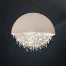 Ljojo Modern Crystal Glass Ceiling Chandelier for Home Living Room Bedroom Study Lighting
