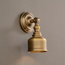 Ljojo American Classic Old Copper Wall Lamp Brass LED Home Decor Indoor Parlor Sconce