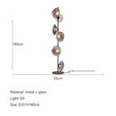 Ljojo Minimalist LED Floor Lamp for Living Room Hotel Bedroom Bedside Standing Lights