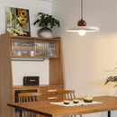 Modern Minimalist Restaurant Lamp: Cream Saucer Pendant by Ljojo