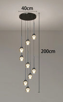 Ljojo LED Chandeliers Hanging Light Modern Pendant Lamps for Living and Dining Room