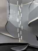 LED Long Line Chandelier Modern Staircase Lamp for Home Decoration by Ljojo