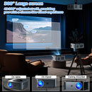 Ljojo™ Smart Home Theater Projector 4K Full HD Auto Focus Native 1080P WiFi Bluetooth
