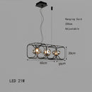 Nordic Designer Chandelier with Adjustable Lighting | Modern LED Living Room Floor Lamps by Ljojo