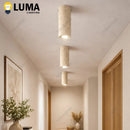 Natural Travertine Ceiling Light for Balcony Cloakroom by Ljojo