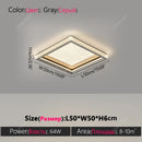 Ljojo LED Ring Ceiling Light for Living Room Kitchen Romantic Home Decoration