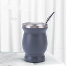 Ljojo 240ml Yerba Mate Stainless Steel Insulated Cup Set with Accessories