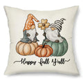 Harvest Pumpkin Truck Maple Leaf Pillow Case for Autumn Home Decor - Ljojo