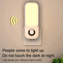LED Induction Night Light Intelligent Wireless Charging Plug-In Bedroom Night Light With Flashlight by Ljojo