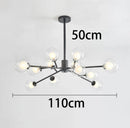 Ljojo LED Pendant Light Chandeliers for Staircase & Living Room, Modern Indoor Hanging Lamps