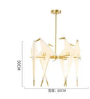 Ljojo Nordic Crane & Bird Lantern Standing Lamps | Creative Study Bedroom Decor
