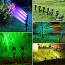 Ljojo LED RGB Lawn Spike Lamp for Garden Landscape, Remote Control, Waterproof IP65